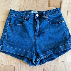 Forever 21 dark Jean shorts
